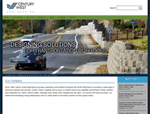 Tablet Screenshot of centurywest.com